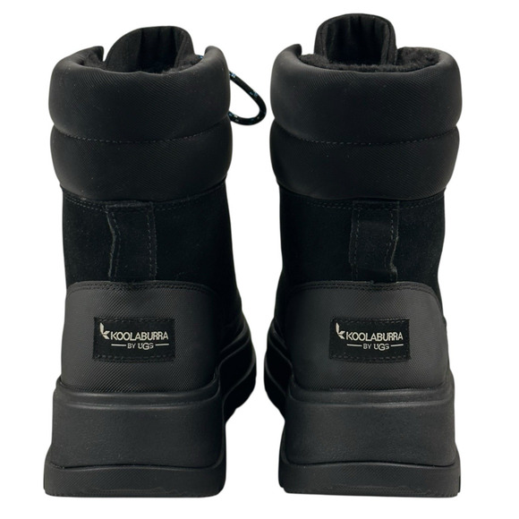 Koolaburra by UGG Deza Lace-Up Utility Boots Womens Sz. 9 Black Suede New $120 - Picture 4 of 14